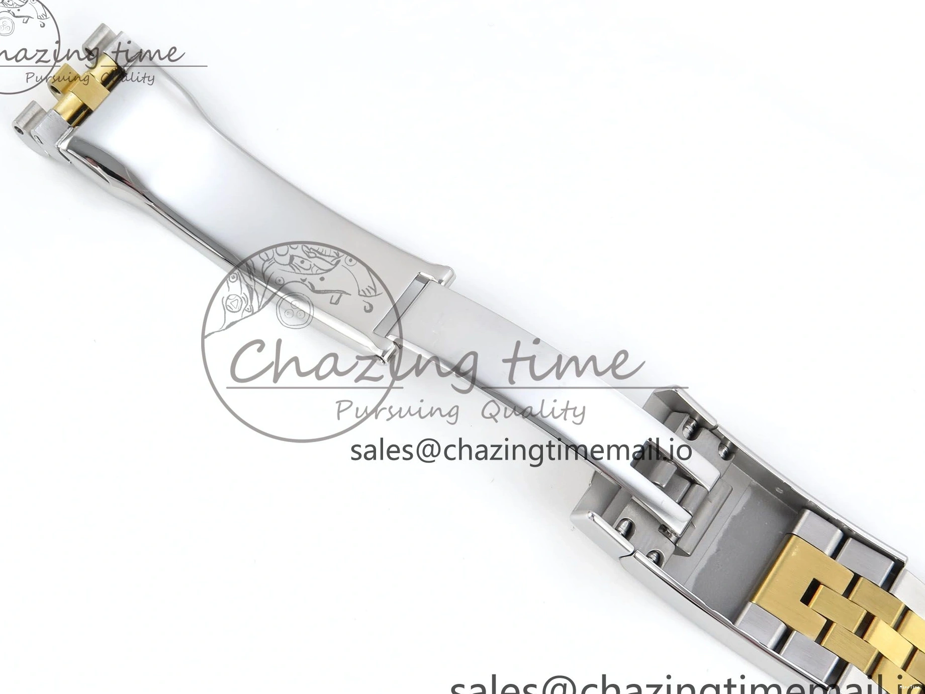 MiroTime 1225 DateJust 36 126233 EWEF Best Edition YG Leaf Dial on SS YG Jubilee Bracelet A Sporty 628